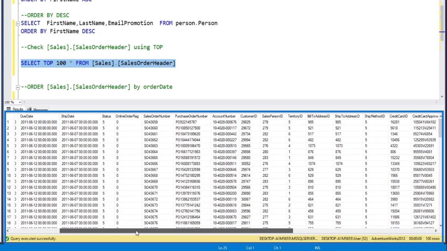 Instrucțiunea SQL SELECT: o introducere