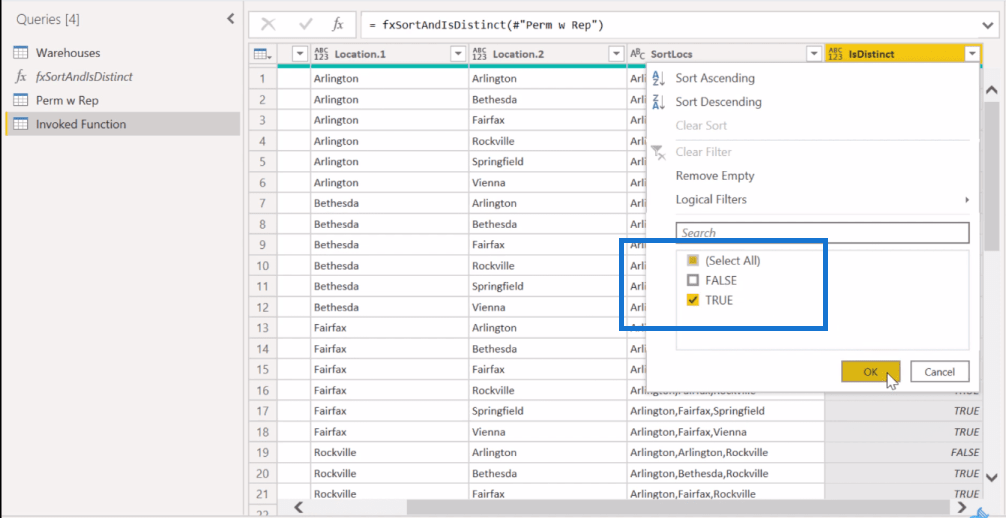 在 LuckyTemplates 中使用 Power Query 進行組合分析