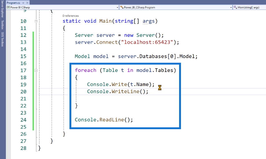 Numéro de port LuckyTemplates : Connexion de LuckyTemplates à SSAS, Excel et C#