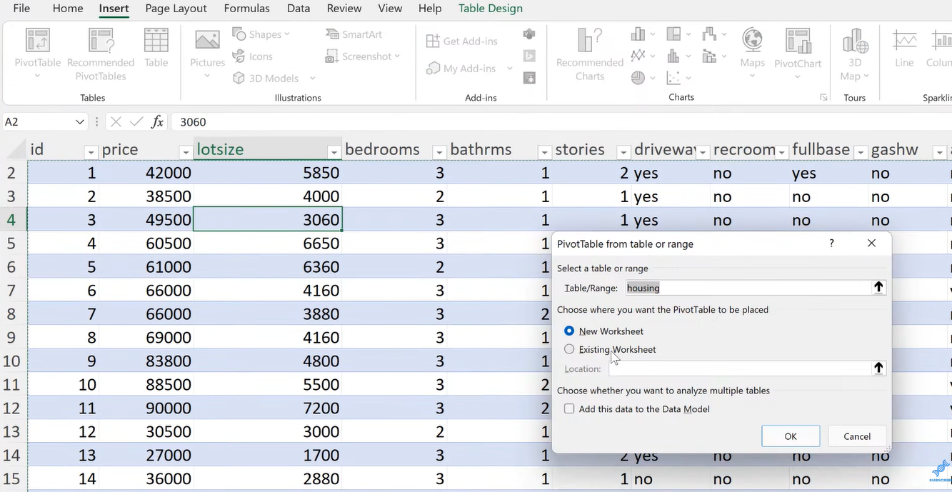 Chi-Quadrat-Test in Excel: Variablen vergleichen