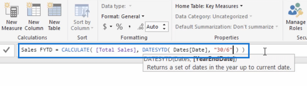 使用 DAX 在 LuckyTemplates 中計算財政年初至今 (FYTD) 銷售額