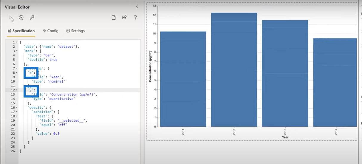 Tutoriel Vega-Lite : Explorer le visuel personnalisé Deneb dans LuckyTemplates