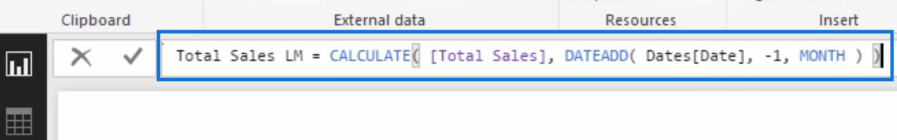 Comparar informações cumulativas em meses diferentes no LuckyTemplates