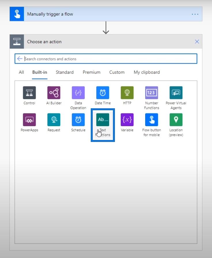 Power Automate-Konnektoren: Nummer, Text und Datum/Uhrzeit