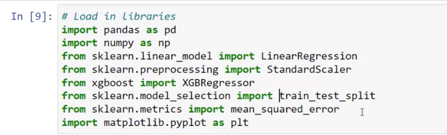 Regresia liniară în Python