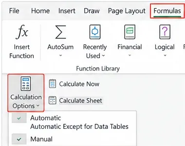 Comment corriger le calcul automatique des formules Excel en 3 étapes simples