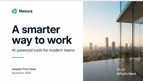 Modello PowerPoint per Pitch Deck Investitori Minimalista per Startup Tech: Un Blueprint Pratico di 12 Slide